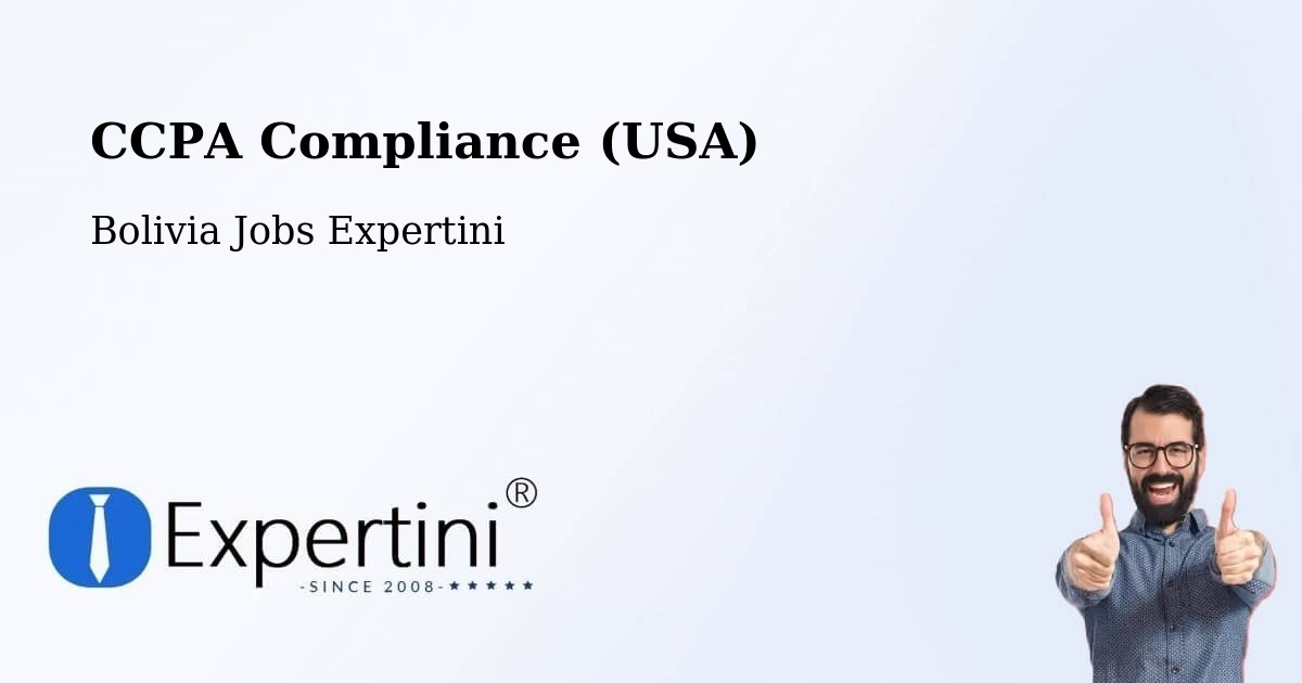 CCPA Privacy Rights & Compliance Notice – Viloco - Bolivia Jobs Expertini
