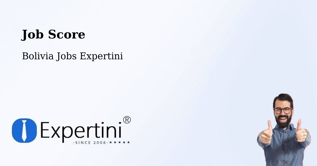 Job Score & Job Description Score Tool – Viloco - Bolivia Jobs Expertini